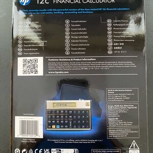Brand new HP 12 C financial calculator